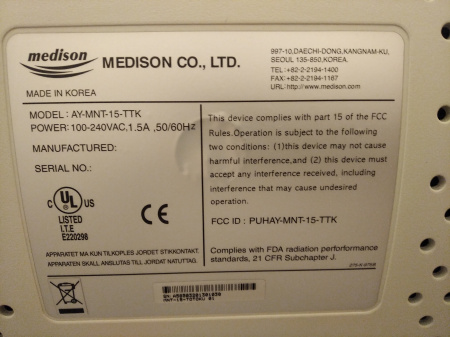УЗИ сканер Samsung SA-8000 (Medison) б/у